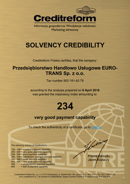 Business Credibility Certificate