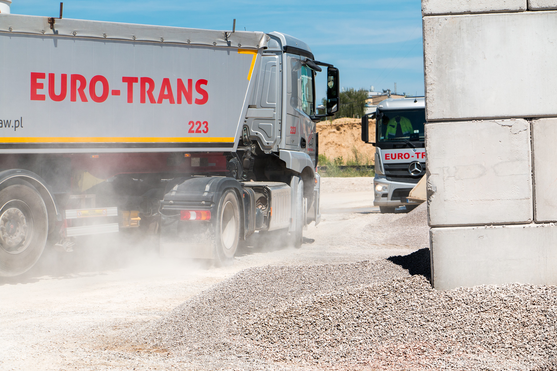 Euro-trans uczestniczy przy budowie drogi S7 Olsztynek (S51) – Płońsk (S10) odc. Mława-Strzegowo