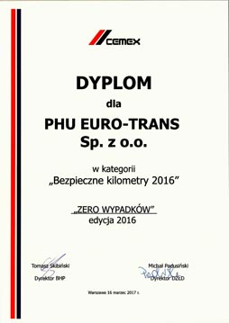 Bezpieczne kilometry 2016